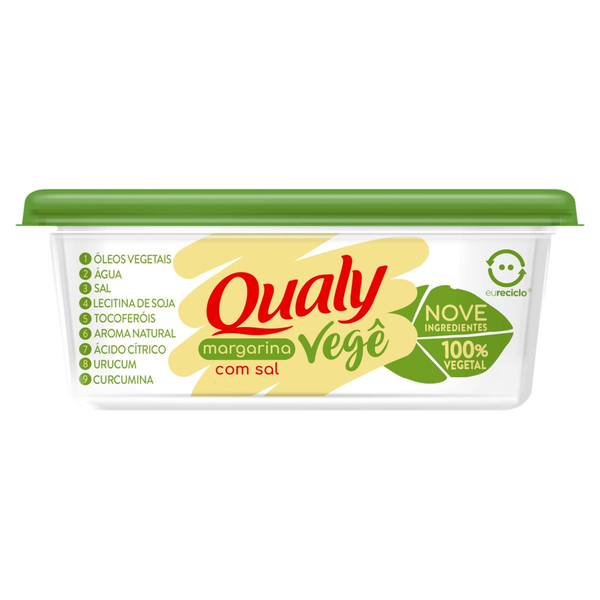 Margarina QUALY Vegê Vegetal Fonte de Ômega 3 250g