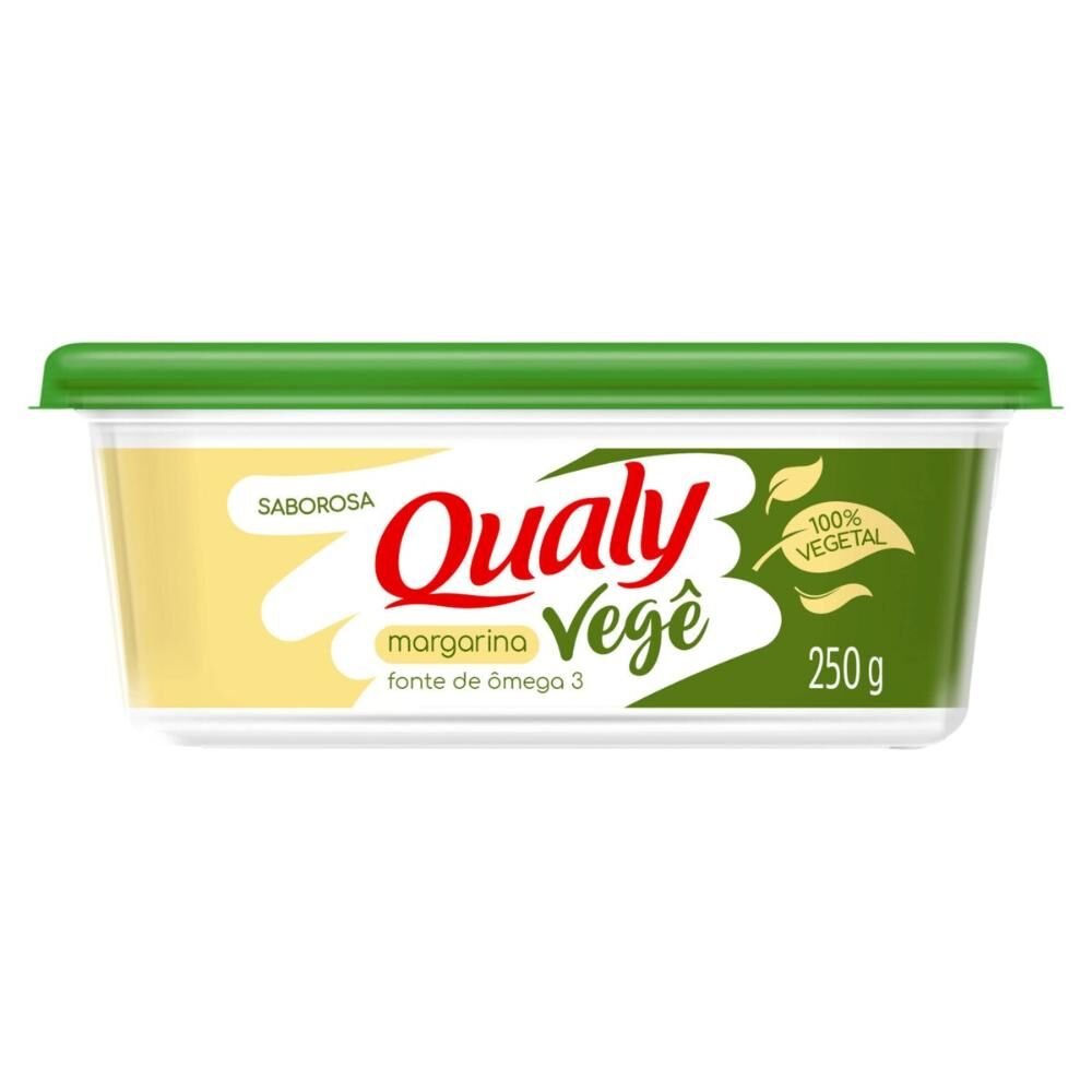 Margarina QUALY Vegê Vegetal Fonte de Ômega 3 250g