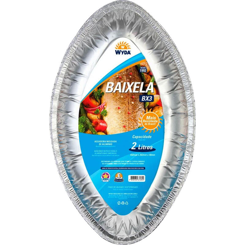 Baixela de Alumínio Wyda 2L un