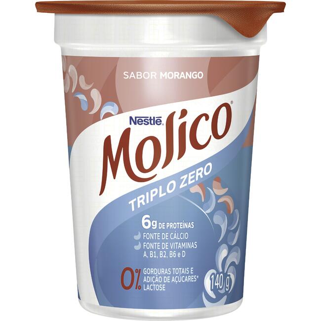 Iogurte Zero Lactose Molico Morango 140g