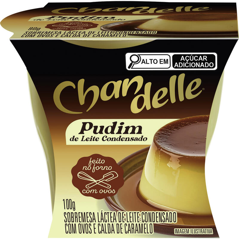 Sobremesa Chandelle Pudim de Leite Condensado 100g
