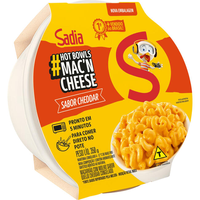 Macarrão Pronto Mac'N Cheese Sadia Tradicional 350g