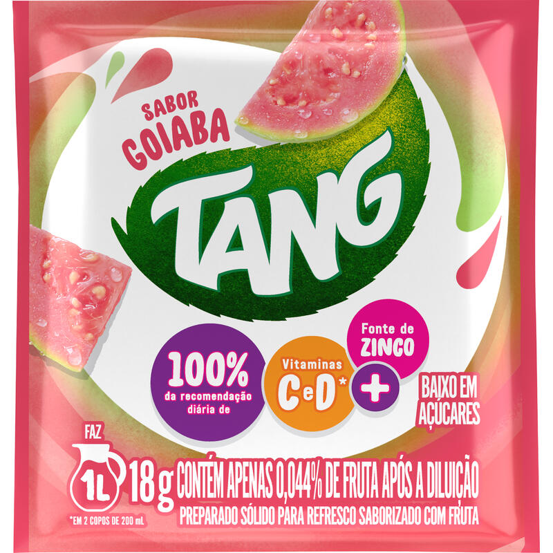Refresco em Pó Tang 18g - Goiaba