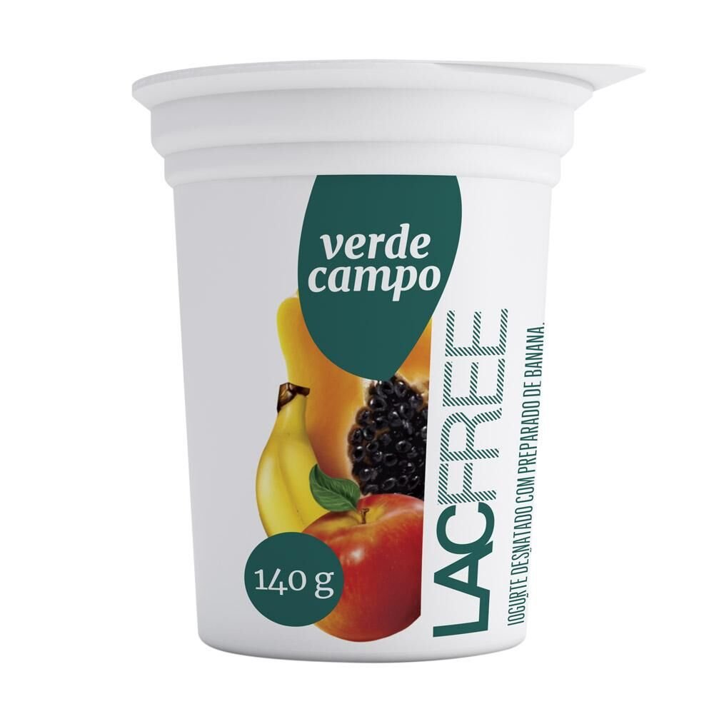 Iogurte Verde Campo Frutas Sem Lactose 140g