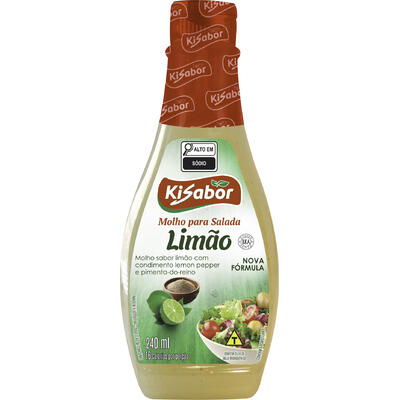 Molho para Salada Kisabor Limão 240ml