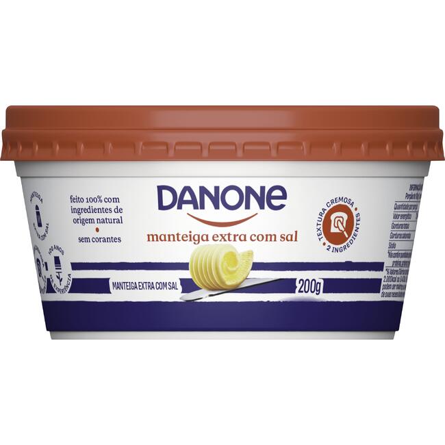 Manteiga Danone Com Sal 200g