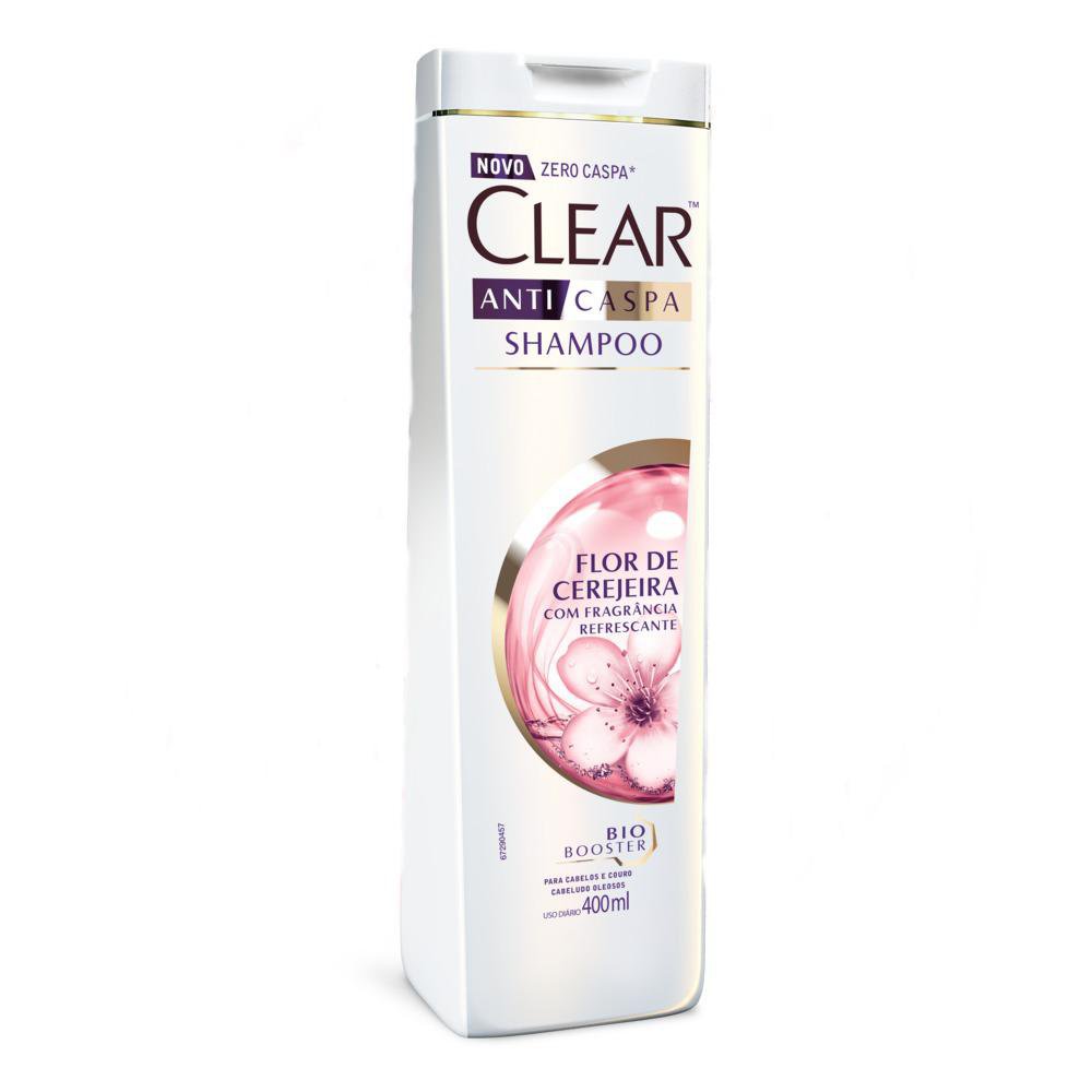 Shampoo CLEAR Woman Anticaspa Flor de Cerejeira 200ml