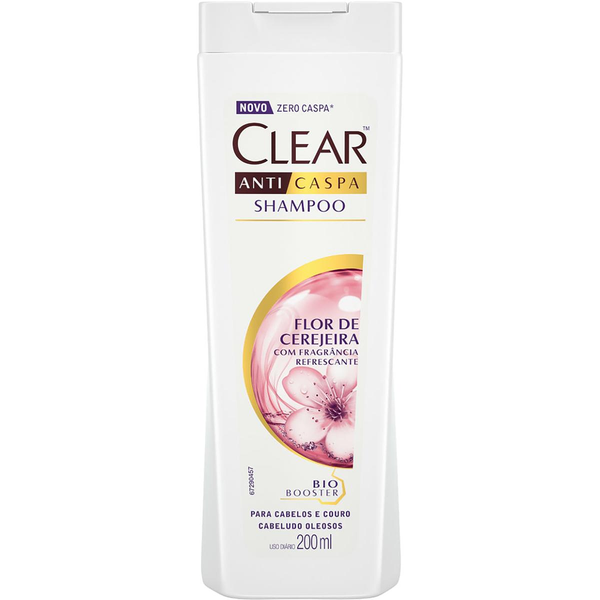 Shampoo CLEAR Woman Anticaspa Flor de Cerejeira 200ml