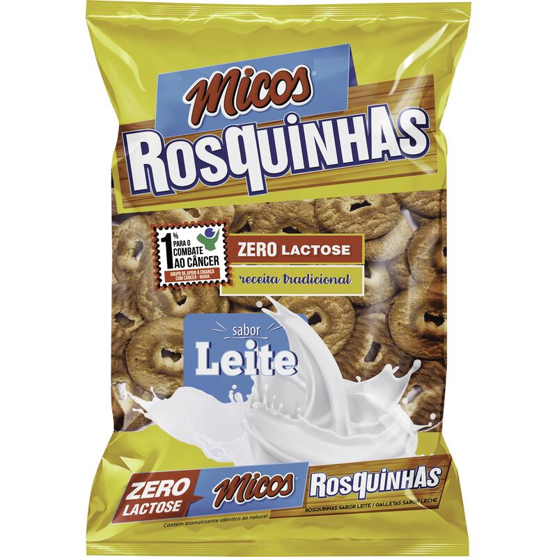 Biscoito Rosquinha Micos Leite 650g