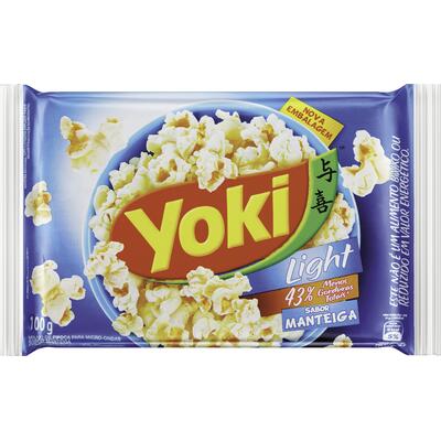 Milho de Pipoca para Micro-ondas Yoki Manteiga Suave 100g
