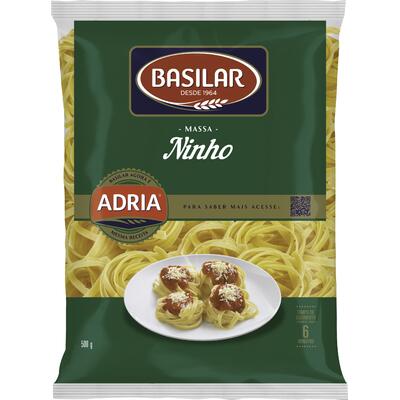 Macarrão Semolado Basilar Ninho 500g