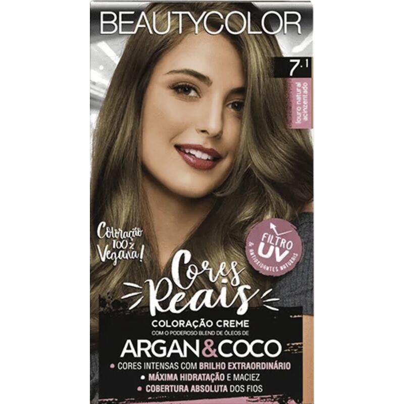 Coloração de Cabelo BEAUTYCOLOR Cores Reais Louro Natural 7.1