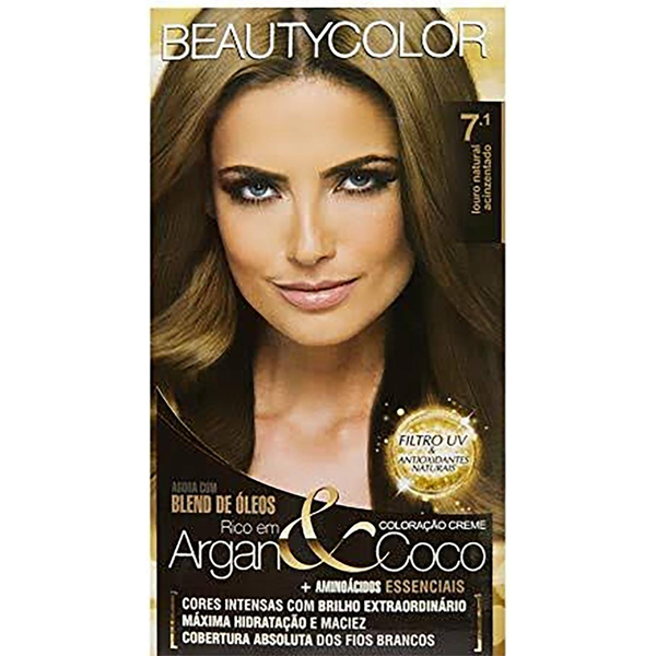 Coloração de Cabelo BEAUTYCOLOR Cores Reais Louro Natural 7.1