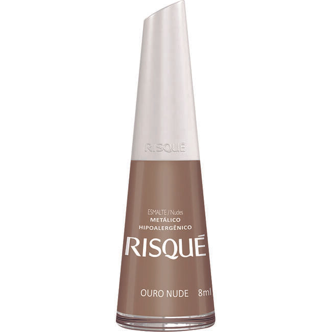 Esmalte Risqué Ouro nude un