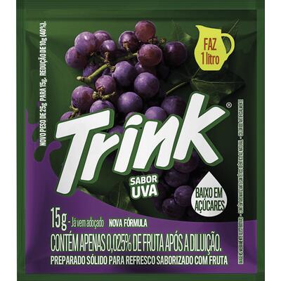 Refresco em Pó Trink Uva 15g