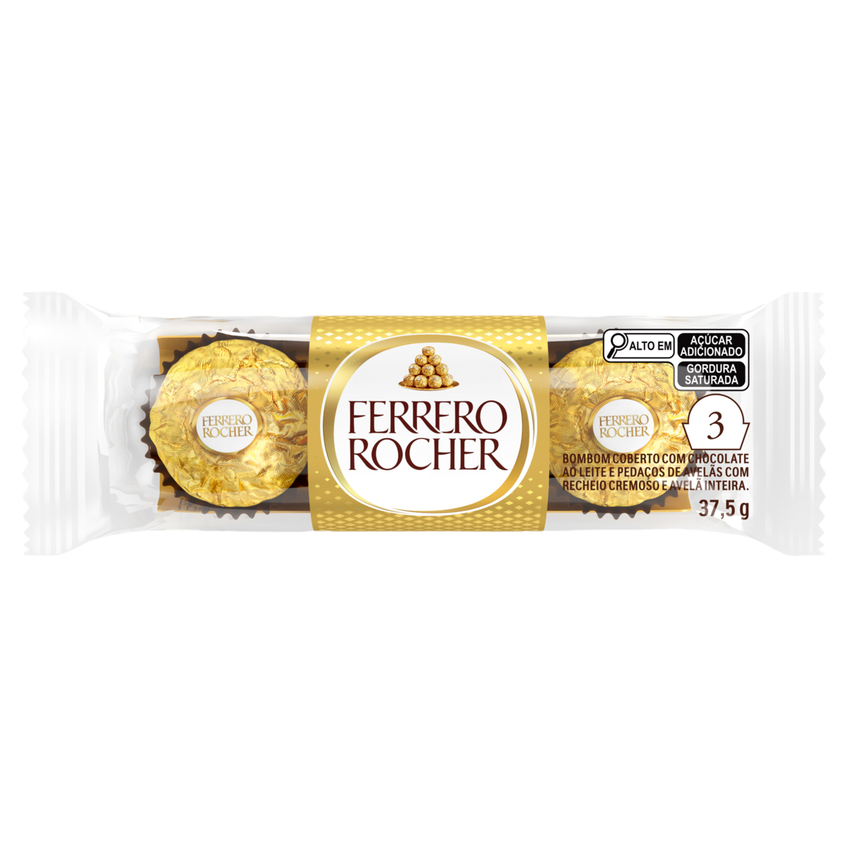 Bombom Ferrero Rocher 3un