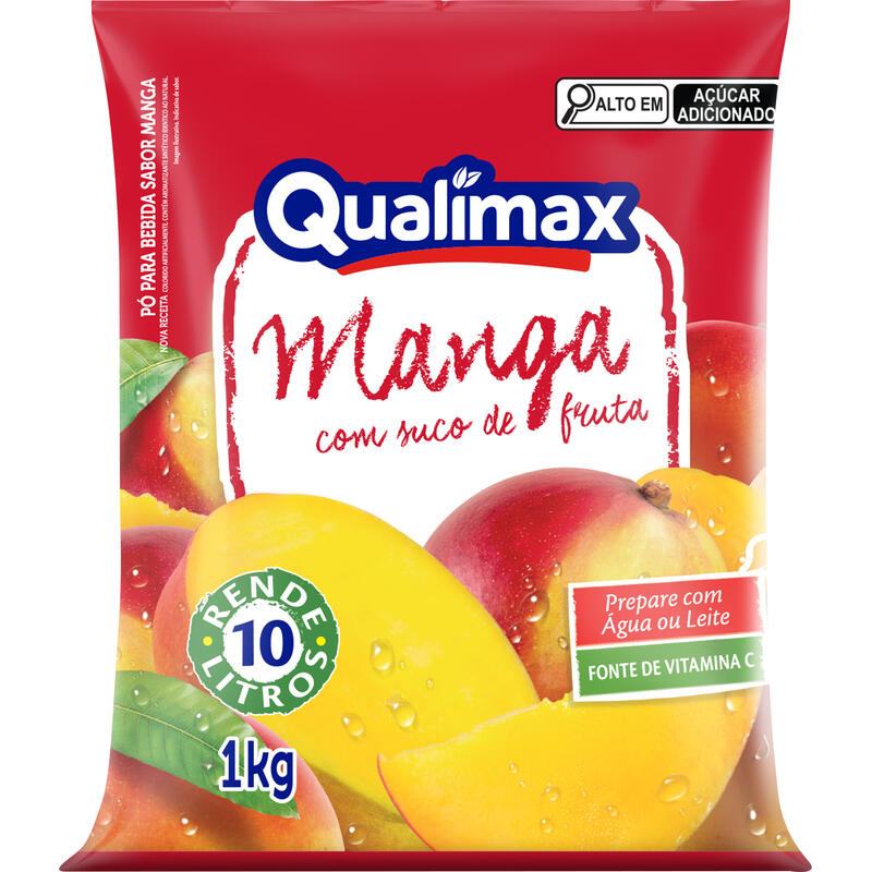 Refresco em Pó Qualimax Manga 1kg