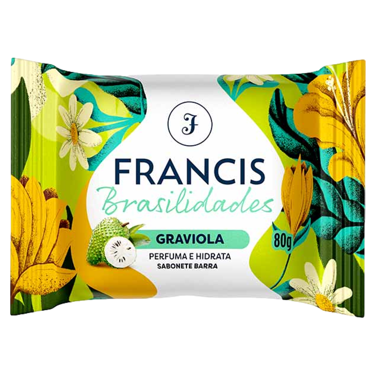 Sabonete Barra Graviola Francis Brasilidades Flow Pack 80g