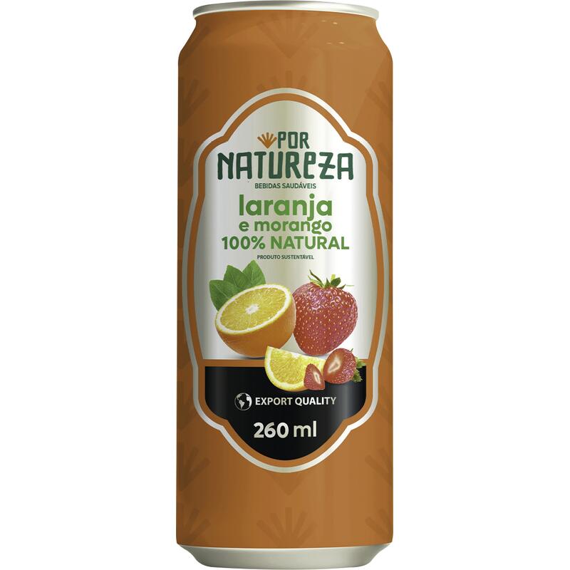 Suco Por Natureza Laranja e Morango 260ml