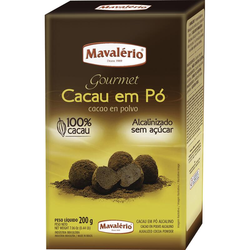 Cacau em pó Mavalério Alcalino 200g