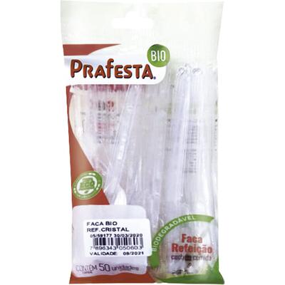 Faca Bio Prafesta Mesa Cristal 50 un