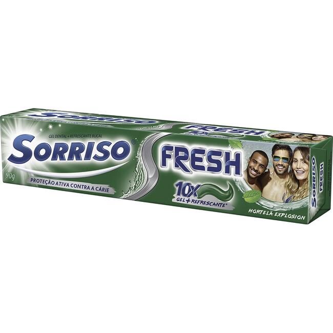 Gel Dental Sorriso Fresh Hortelã 90g