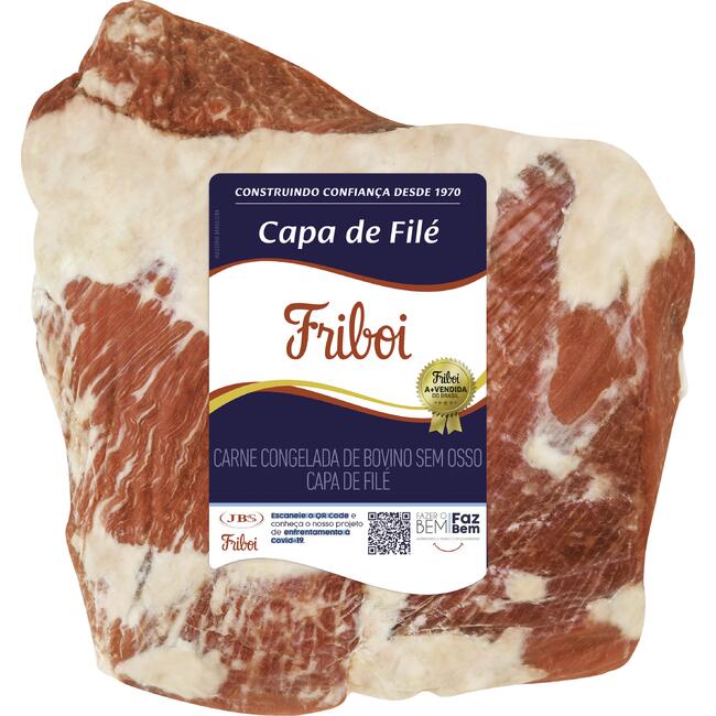 Capa de Filé Bov Friboi Cong Preço por quilo na peça