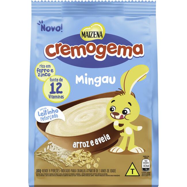 Mingau Cremogema Arroz e aveia 180g