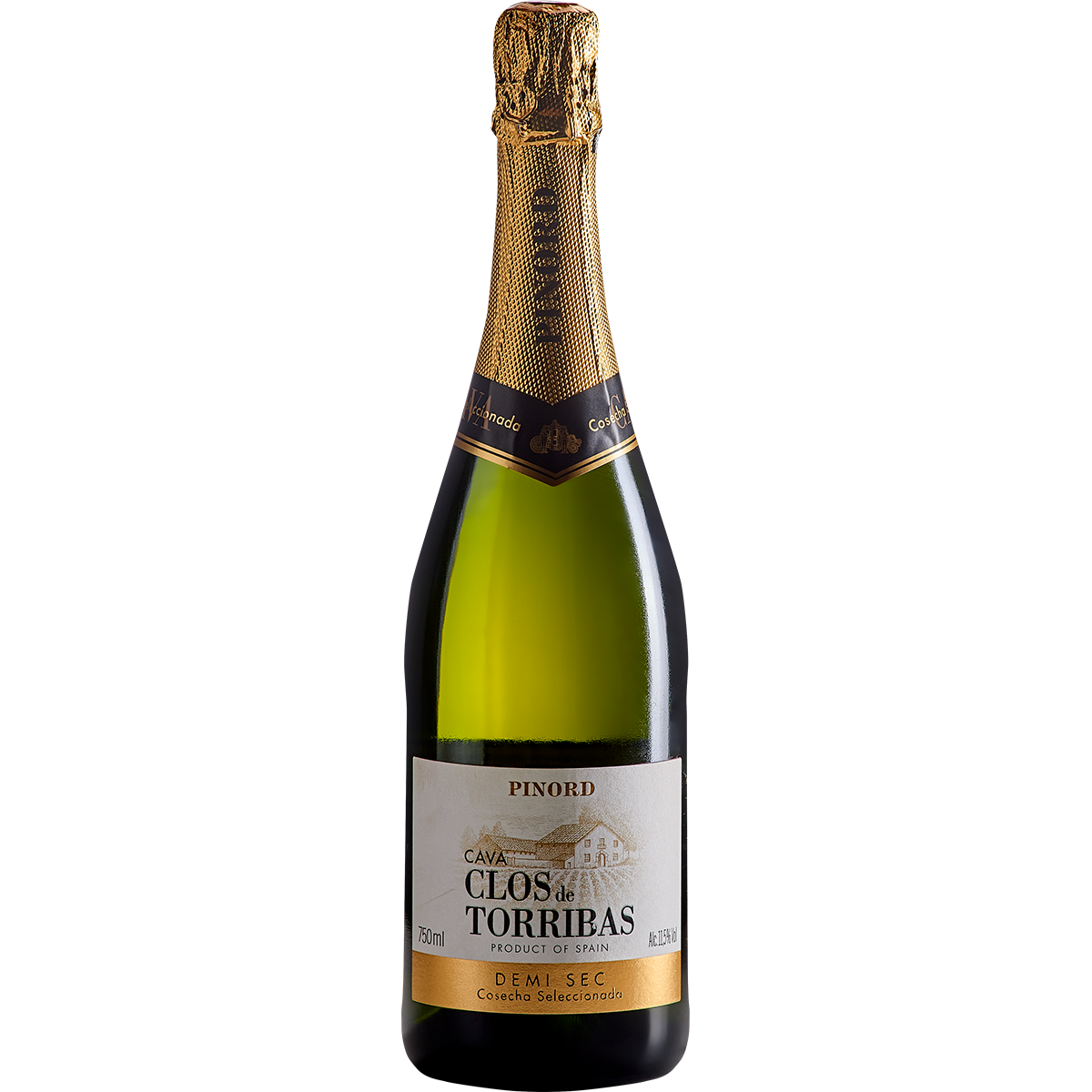 Cava Espanhola Clos De Torribas Demi Sec 750ml