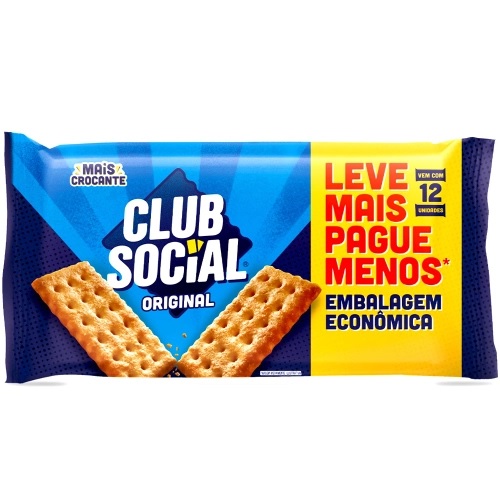 Biscoito Salgado Club Social original embalagem econômica 288g