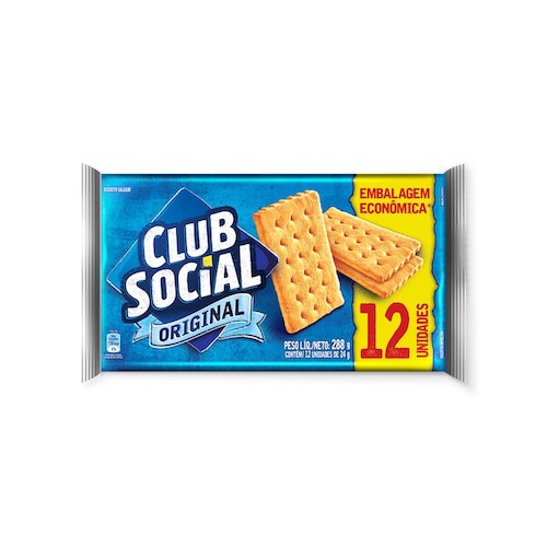 Biscoito Salgado Club Social original embalagem econômica 288g