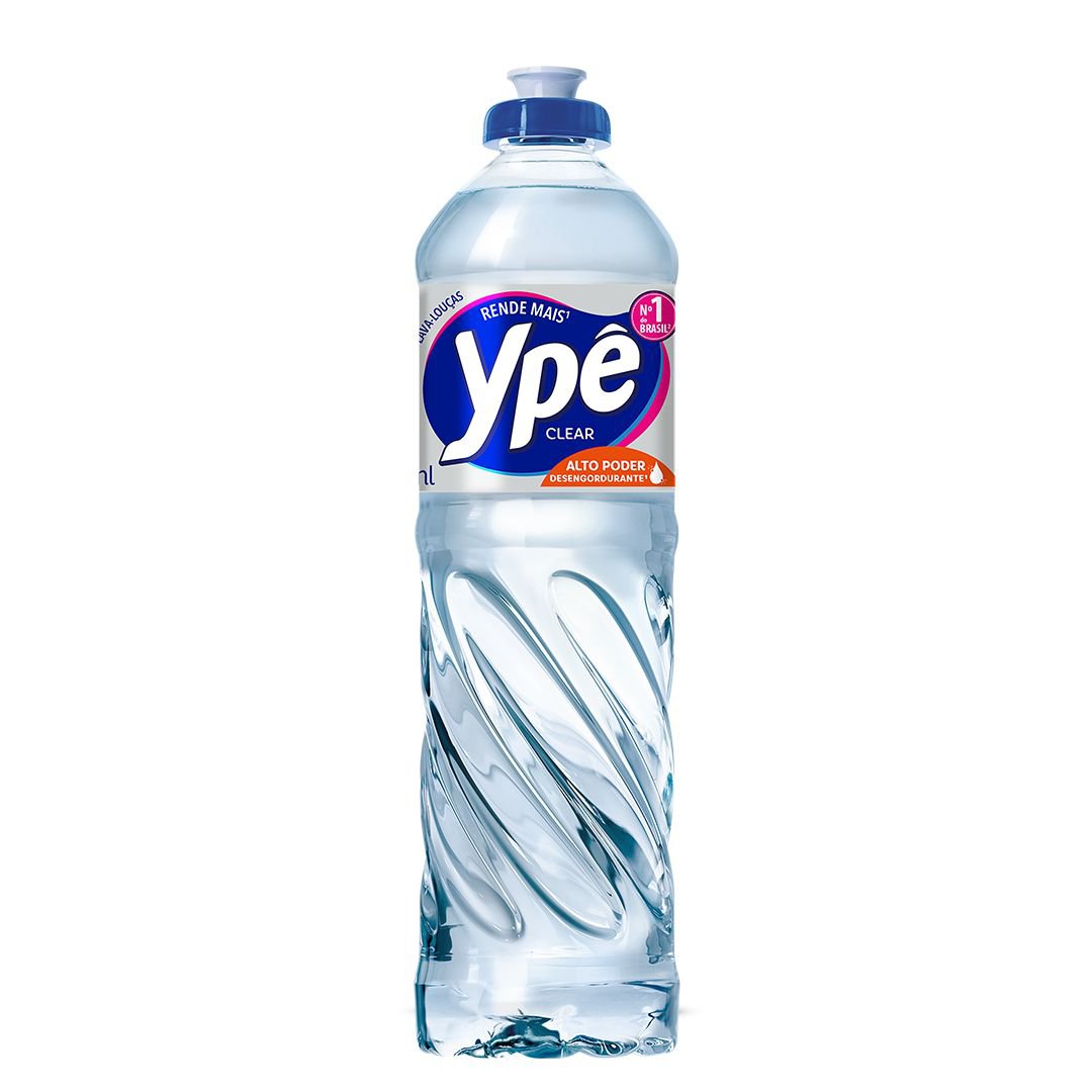 Detergente Líquido Ypê Clear Transparente 500ml