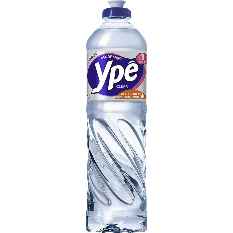 Detergente Líquido Ypê Clear Transparente 500ml