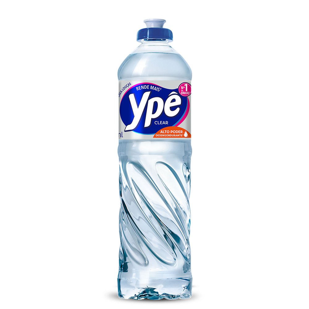 Detergente Líquido Ypê Clear Transparente 500ml