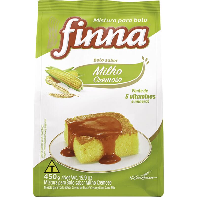 Mistura para Bolo Finna Milho Cremoso 450g