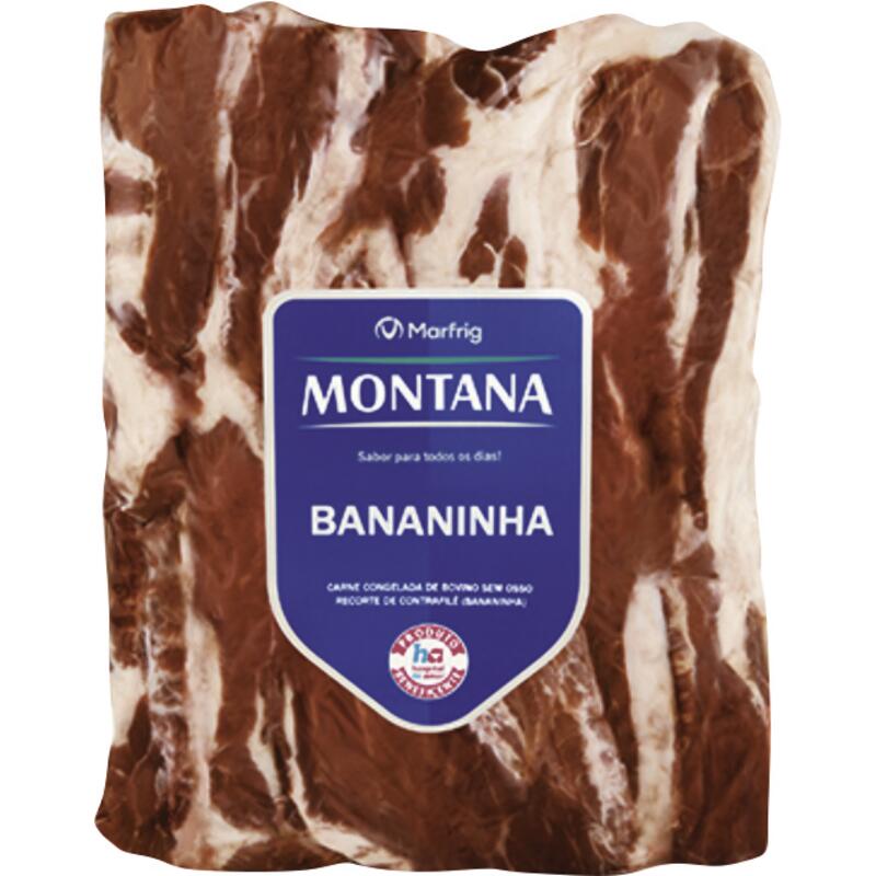 Carne Bovina Bananinha Montana Resf Preço por quilo na peça