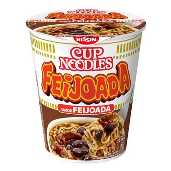 Massa Instantânea Cup Noodles Nissin 67g - Feijoada