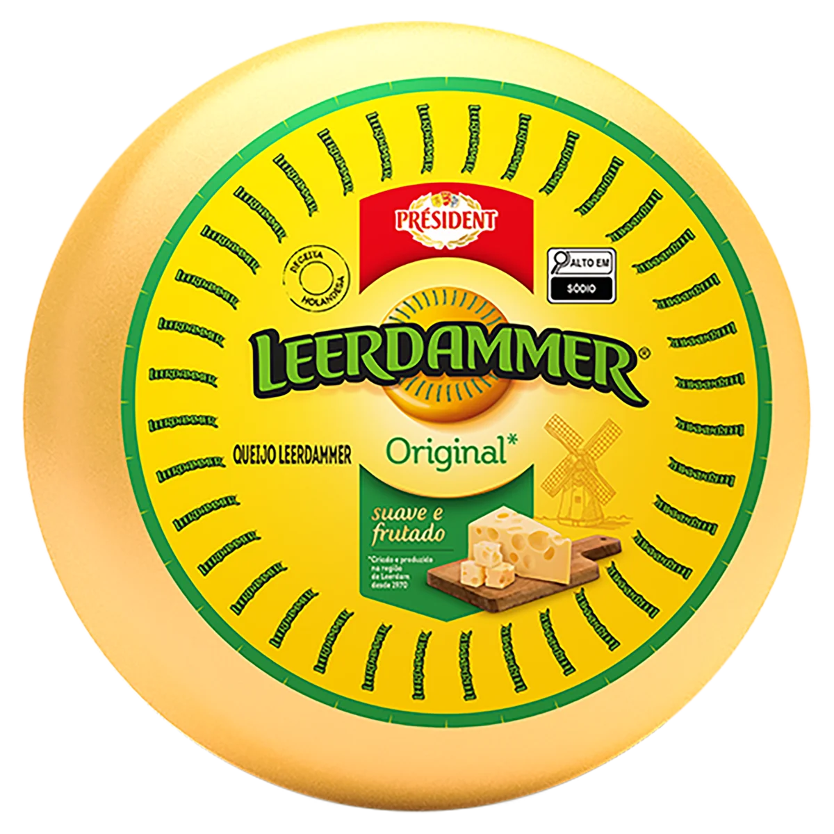 Queijo Leerdammer Original President 250g