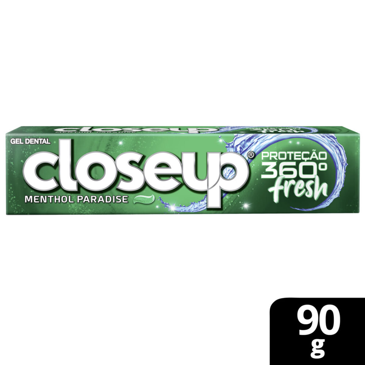 Gel Dental Menthol Paradise Closeup Proteção 360° Fresh  90g