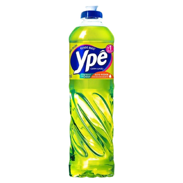 Detergente Líquido Ypê Capim Limão Verde 500ml