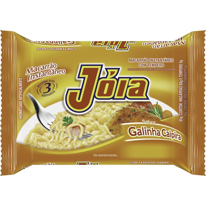 Macarrão Instantâneo Jóia Galinha Caipira 85g