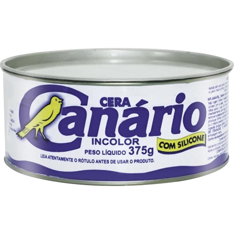Cera em Pasta Canário 375g - Com Silicone - Incolor