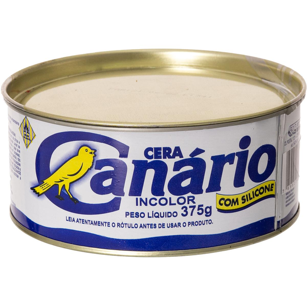 Cera em Pasta Canário 375g - Com Silicone - Incolor