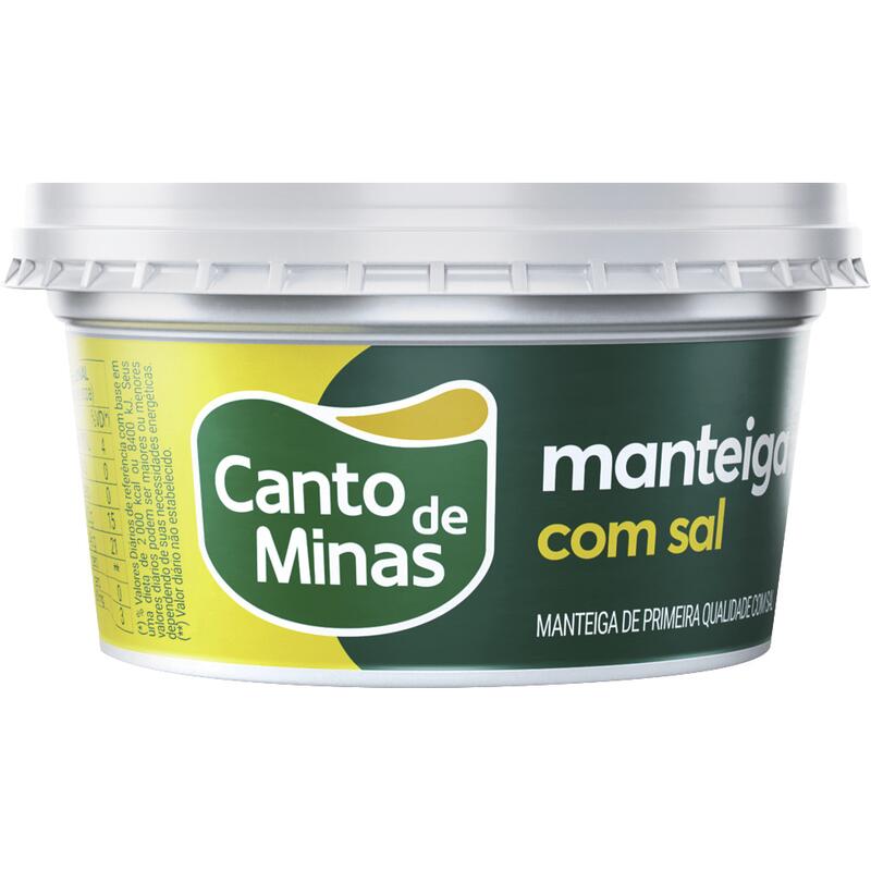 Manteiga Canto de Minas Com sal 200g
