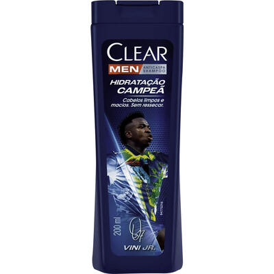 Shampoo CLEAR Men Hidratação Campeã 200ml