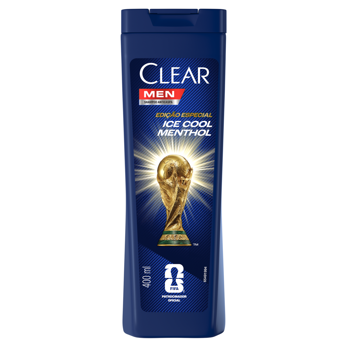 Shampoo Anticaspa Clear Men Ice Cool Menthol 400ml