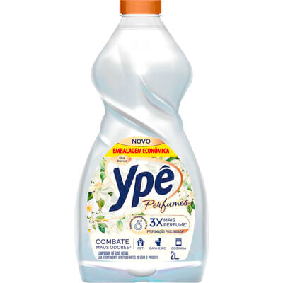 Limpador Perfumado Chá Branco Ypê Perfumes Frasco 2l