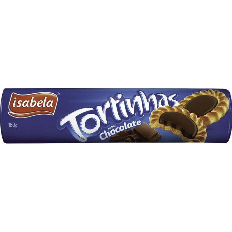 Biscoito Tortinhas Isabela Chocolate 160g