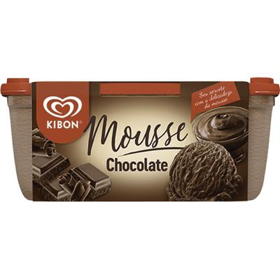 Sorvete Kibon Mousse de Chocolate 1,3L