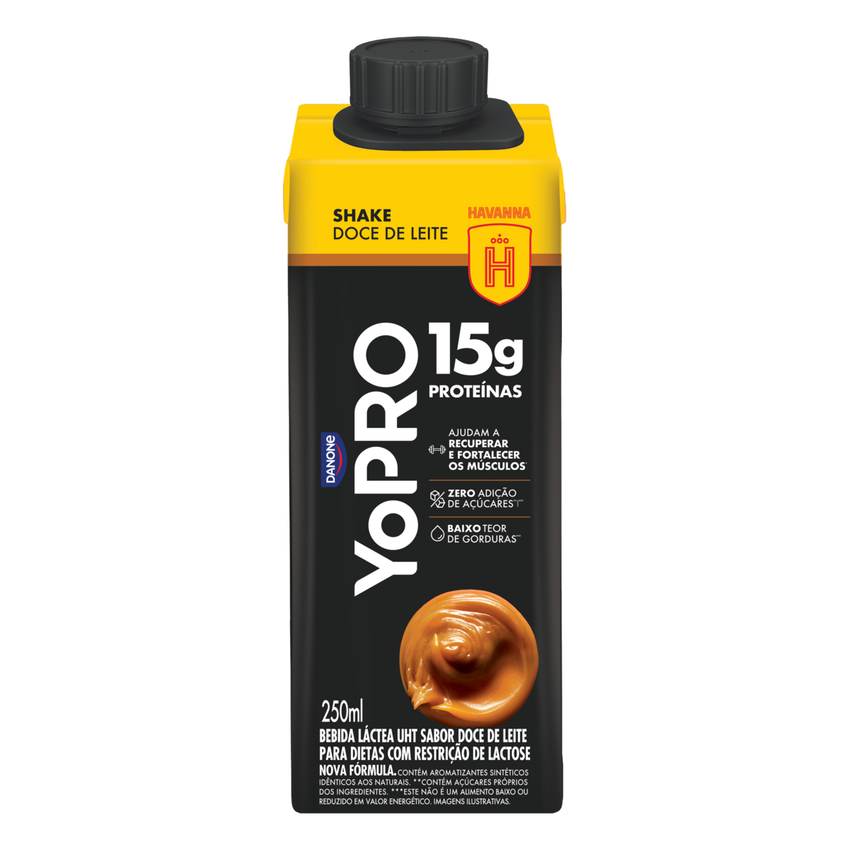 YoPRO Bebida Láctea UHT Doce de Leite Havanna 15g de proteínas 250ml